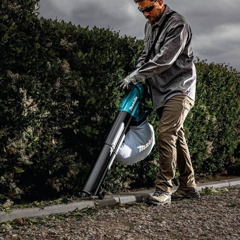 Makita 143 MPH 148 CFM 18V LXT Brushless Blower/Vacuum Mulcher Kit, 4.0Ah - XBU07SM1