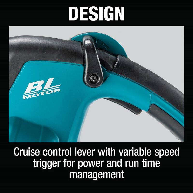 Makita 143 MPH 148 CFM 18V LXT Brushless Blower/Vacuum Mulcher Kit, 4.0Ah - XBU07SM1