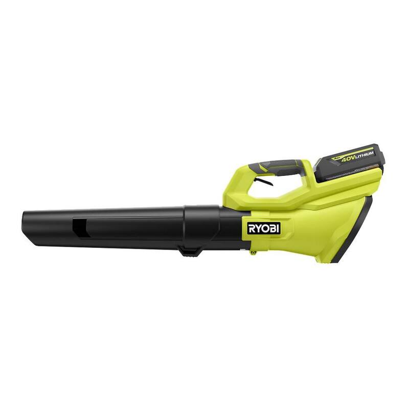 RYOBI 40V 120 MPH 550 CFM Cordless Battery Leaf Blower (Tool Only) - RY40LB01B
