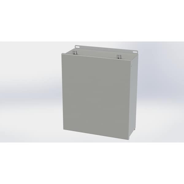 Saginaw Control & Engineering Carbon Steel Electrical Enclosures, 16.13 in H, 6 in D, 14 in W, NEMA 3R, 4, 12, 13, Hinged - SCE-1614CHSNF
