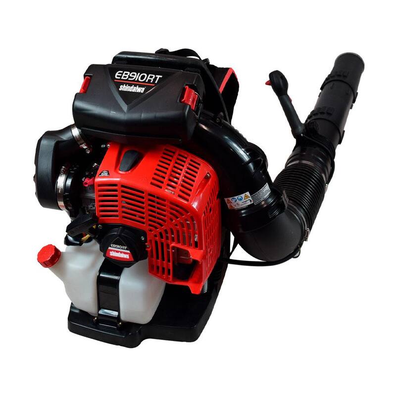 Shindaiwa 220 MPH 1110 CFM 79.9 cc Gas 2-Stroke Backpack Leaf Blower with Tube Throttle and Integrated Back Cooling Vent Fan - EB910RT