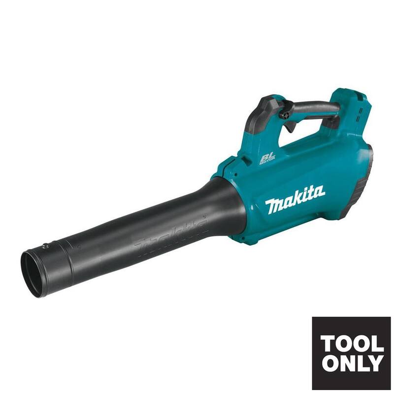 Makita 116 MPH 459 CFM LXT 18V Lithium-Ion Brushless Cordless Leaf Blower with Blower Nozzle and Flat End Nozzle - XBU03Z191L13519