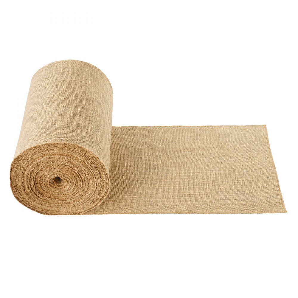 VEVOR Burlap Fabric Roll Burlap Tree Wrap 14 in x 150 ft for Crafts & Plants - CMBJ14INCHES3MBHIV0