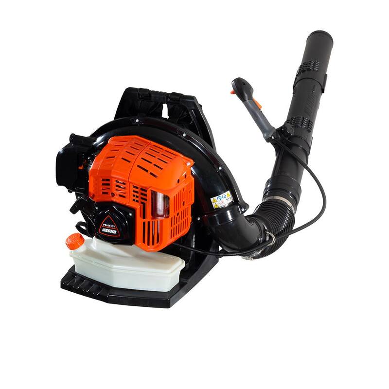 ECHO 200 MPH 700 CFM 59.7 cc Gas Low Exhaust Emission Engine Backpack Leaf Blower with Tube-Mounted Throttle - PB-5810T