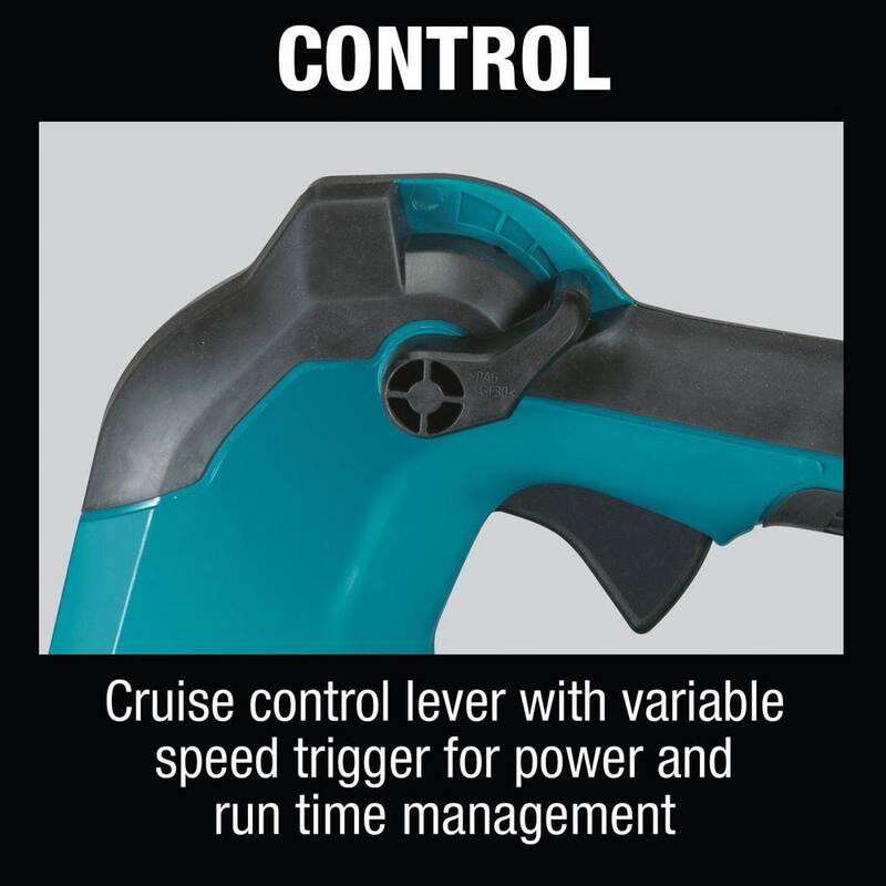 Makita 116 MPH 459 CFM LXT 18V Lithium-Ion Brushless Cordless Leaf Blower Kit with Blower Nozzle and Flat End Nozzle - XBU03SM1191L135