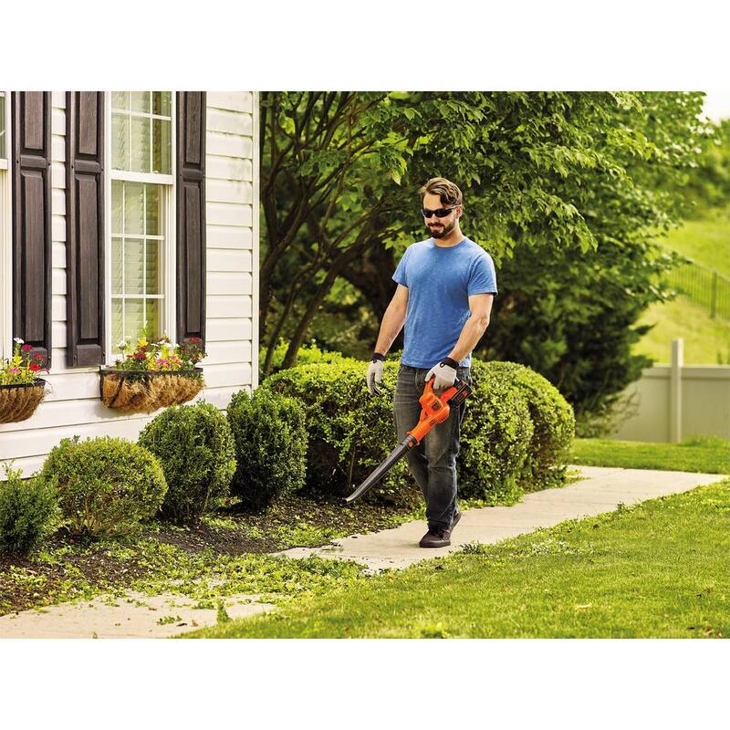 BLACK+DECKER 40V MAX 125 MPH 90 CFM Cordless Battery Powered Handheld Leaf Blower Kit with (1) 1.5Ah Battery & Charger - LSW40C