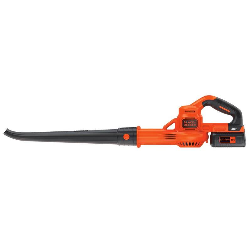 BLACK+DECKER 40V MAX 125 MPH 90 CFM Cordless Battery Powered Handheld Leaf Blower Kit with (1) 1.5Ah Battery & Charger - LSW40C