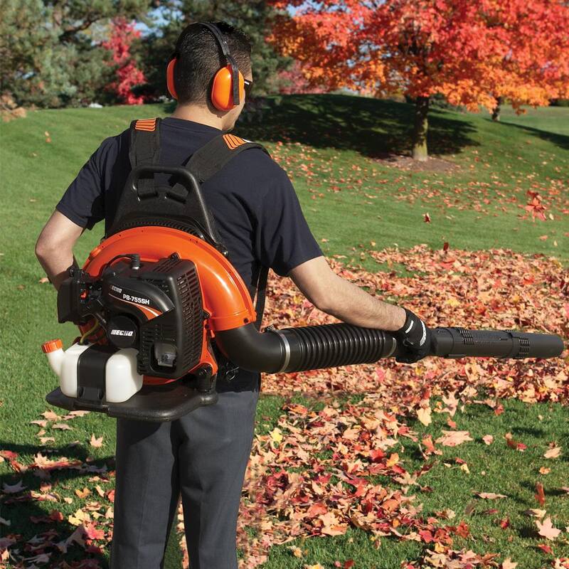 ECHO 233 MPH 651 CFM 63.3cc Gas 2-Stroke Backpack Leaf Blower - PB-755SH