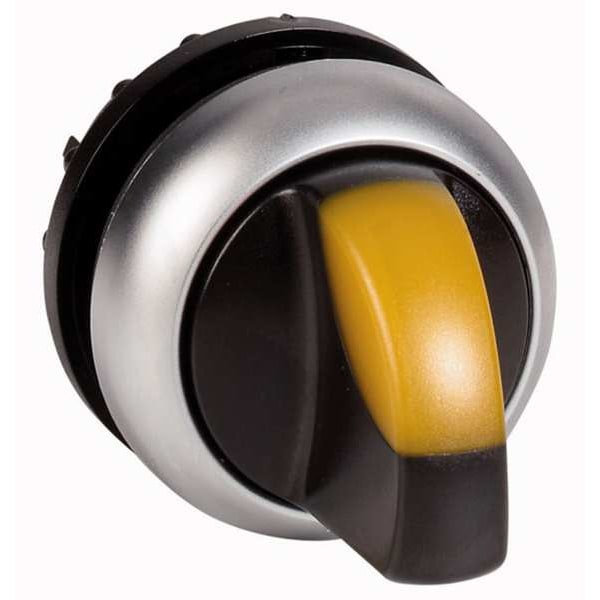 Interruptor selectivo de mango corto Eaton, negro, 2 posiciones, 22mm - M22-WLKV-Y