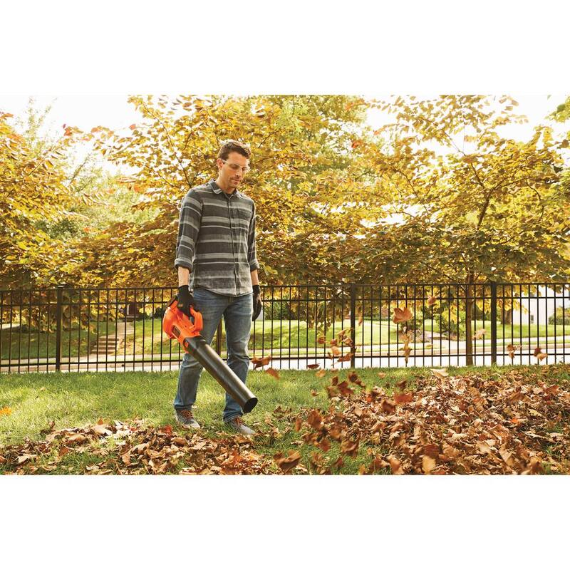 BLACK+DECKER 20V MAX 90 MPH 320 CFM Cordless Battery Powered Handheld Leaf Blower Kit with (1) 2Ah Battery & Charger - BCBL700D1