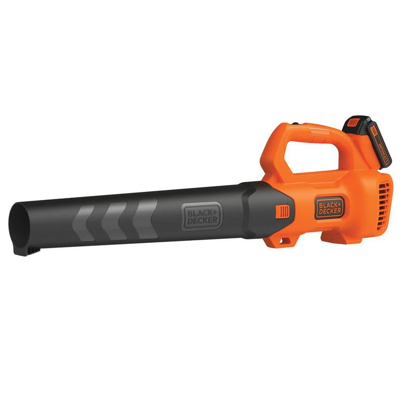 BLACK+DECKER 20V MAX 90 MPH 320 CFM Cordless Battery Powered Handheld Leaf Blower Kit with (1) 2Ah Battery & Charger - BCBL700D1