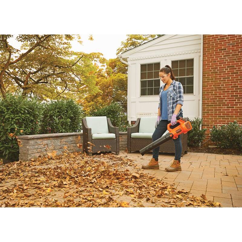 BLACK+DECKER 20V MAX 90 MPH 320 CFM Cordless Battery Powered Handheld Leaf Blower Kit with (1) 2Ah Battery & Charger - BCBL700D1
