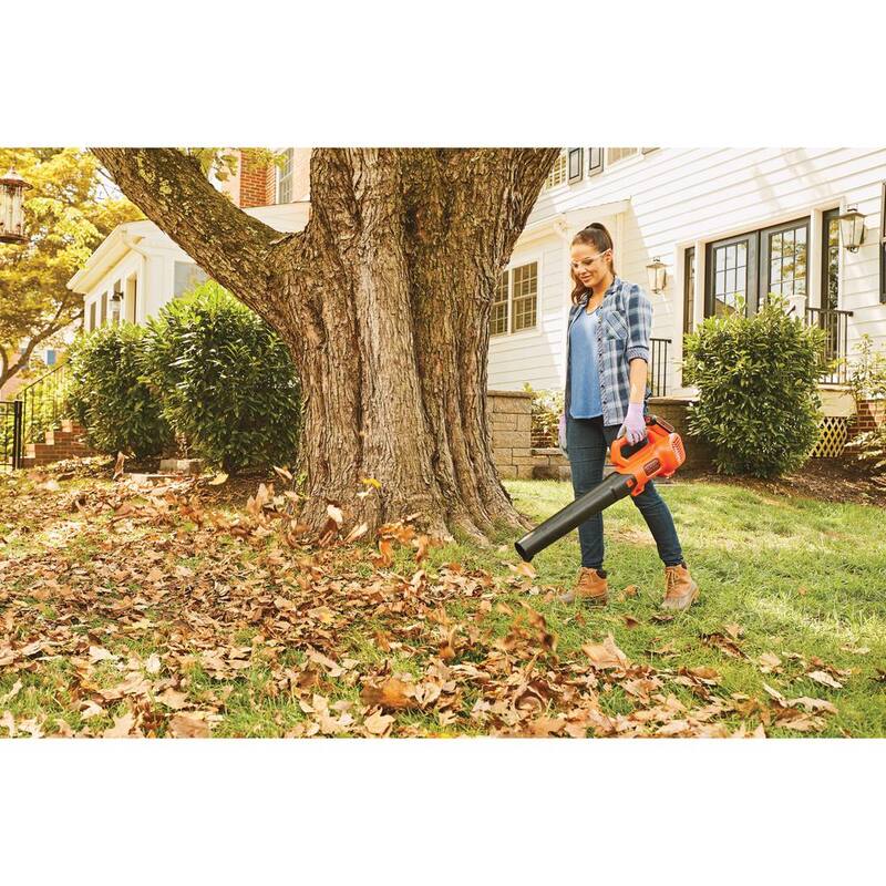 BLACK+DECKER 20V MAX 90 MPH 320 CFM Cordless Battery Powered Handheld Leaf Blower Kit with (1) 2Ah Battery & Charger - BCBL700D1