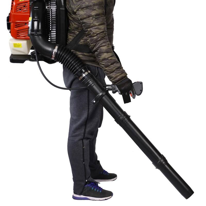 Kadehome 192 MPH 750 CFM 76cc 4 Stroke Gas Backpack Leaf Blower with Extension Tube - GH-067
