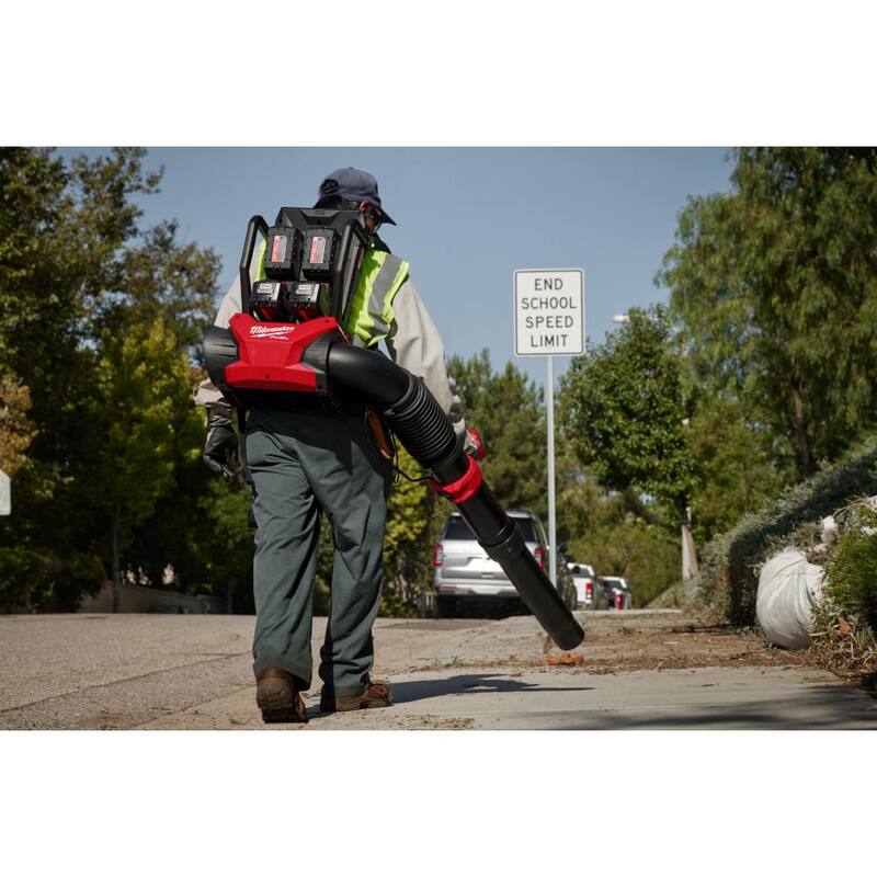 Milwaukee M18 FUEL 18V Brushless Cordless Dual Battery Backpack Blower Kit w/16 in. Chainsaw, (4) 12.0 Ah Batteries, 2 Chargers - 3009-24HD-2727-20
