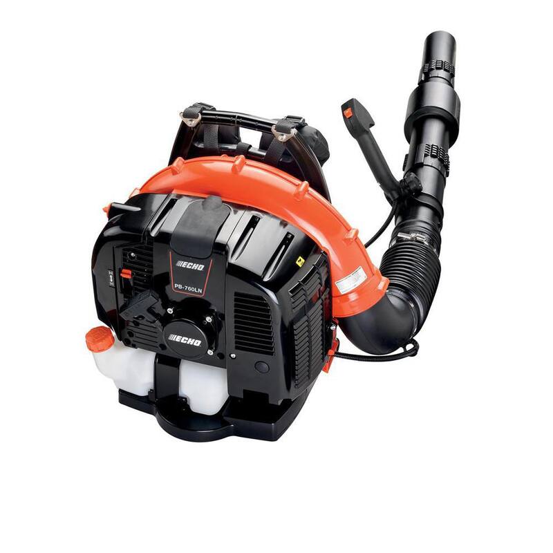 ECHO 214 MPH 535 CFM 63.3 cc Gas 2-Stroke Low Noise Backpack Leaf Blower with Tube Throttle - PB-760LNT