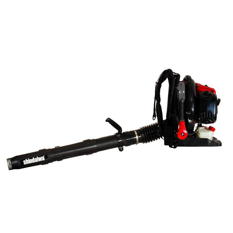 Shindaiwa 240 MPH 835 CFM 79.9 cc Gas 2-Stroke Backpack Leaf Blower with Hip-Mounted Throttle and Integrated Back Cooling Vent Fan - EB790