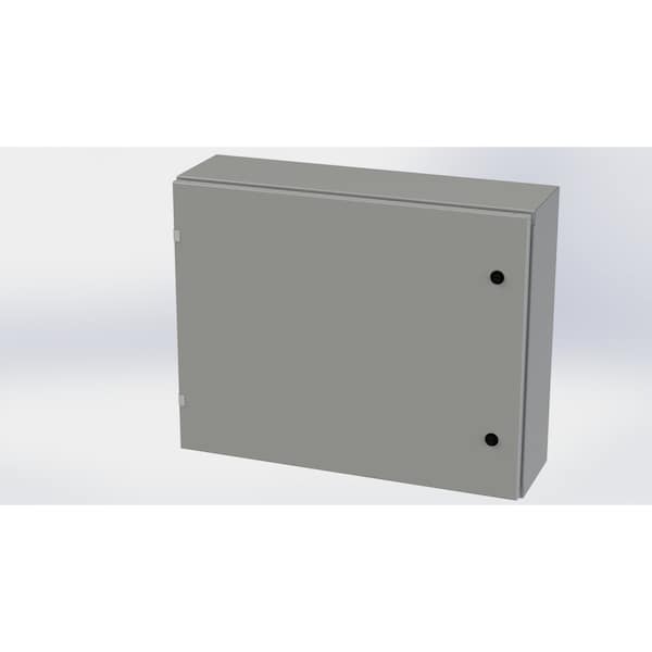 Saginaw Control & Engineering Carbon Steel Electrical Enclosures, 24 in H, 8 in D, 30 in W, NEMA 3R, 4, 12, 13, Hinged - SCE-24EL3008LP