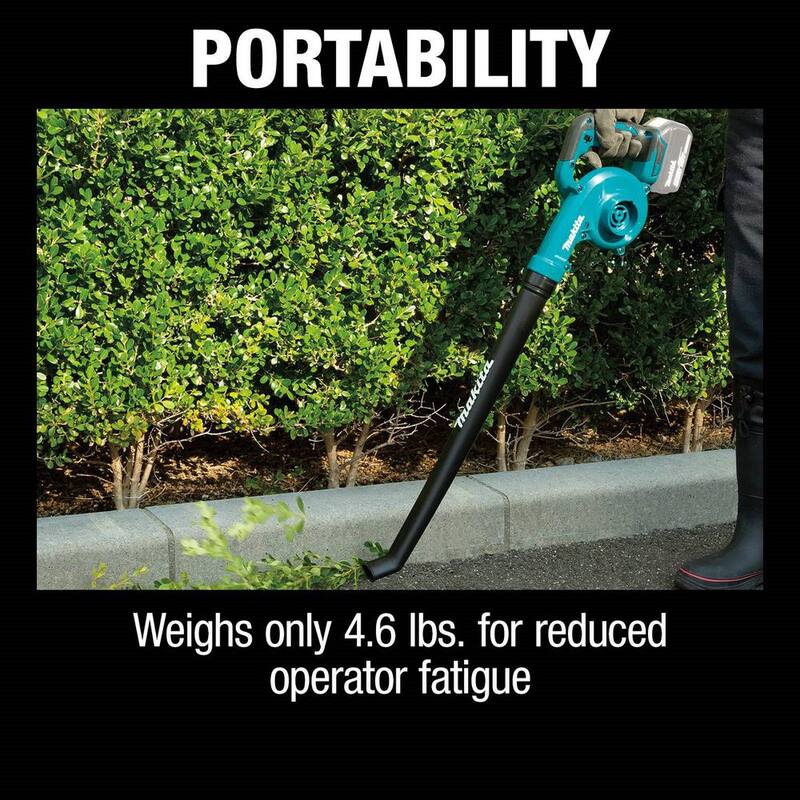 Makita 152 MPH 113 CFM LXT 18V Lithium-Ion Cordless Floor Leaf Blower (Tool-only) - XBU06Z