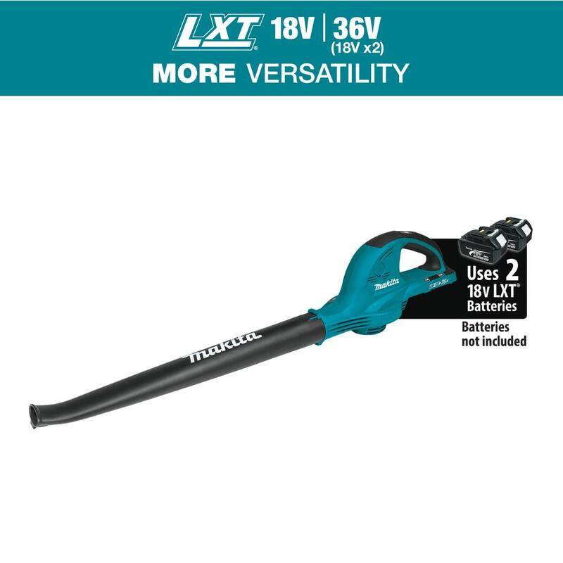 Makita 208 MPH 155 CFM LXT 18V X2 (36V) Lithium-Ion Electric Cordless Leaf Blower (Tool-Only) - XBU01Z