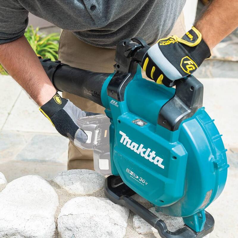 Makita 120 MPH 473 CFM LXT 18V X2 (36V) Lithium-Ion Brushless Cordless Leaf Blower with Vacuum Attachment Kit (Tool-Only) - XBU04ZV