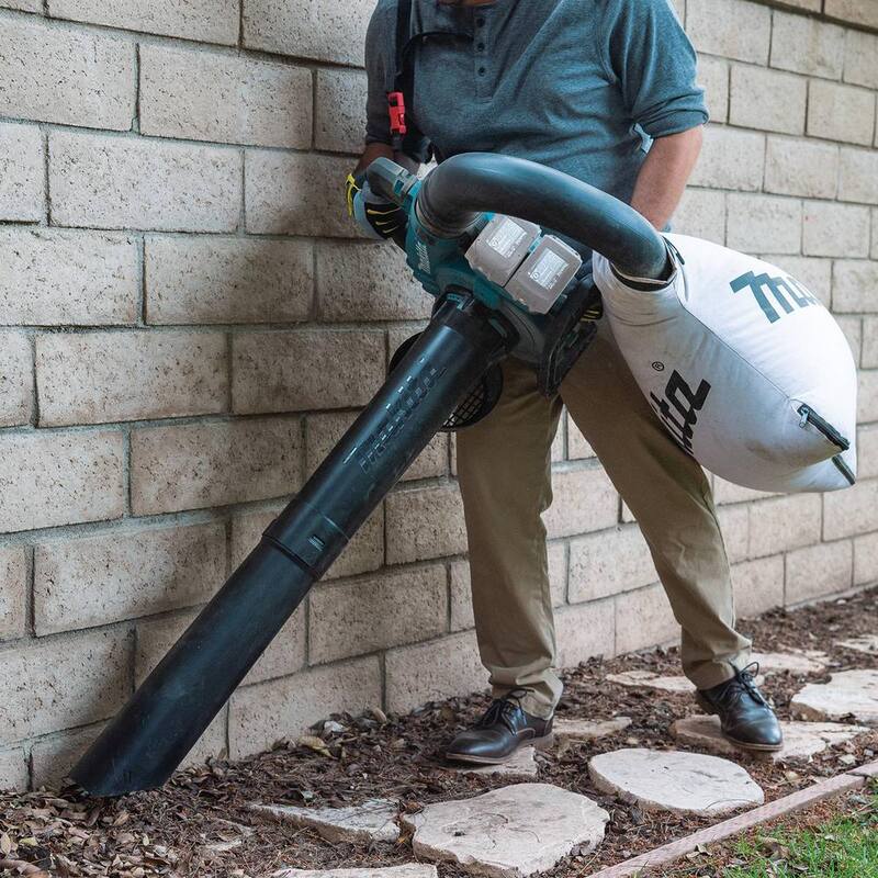 Makita 120 MPH 473 CFM LXT 18V X2 (36V) Lithium-Ion Brushless Cordless Leaf Blower with Vacuum Attachment Kit (Tool-Only) - XBU04ZV
