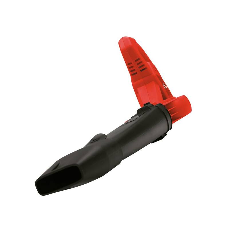 Sun Joe 215 MPH 240 CFM 10 Amp Electric Handheld Leaf Blower, Red - SBJ601E-RED