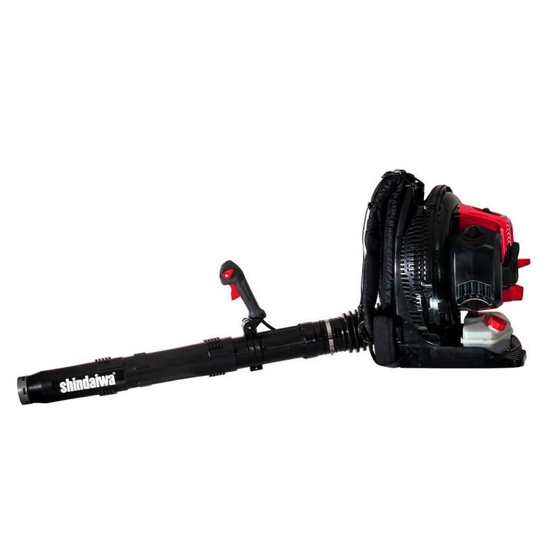 Shindaiwa 240 MPH 835 CFM 79.9 cc Gas 2-Stroke Backpack Leaf Blower with Tube Throttle and Integrated Back Cooling Vent Fan - EB790RT
