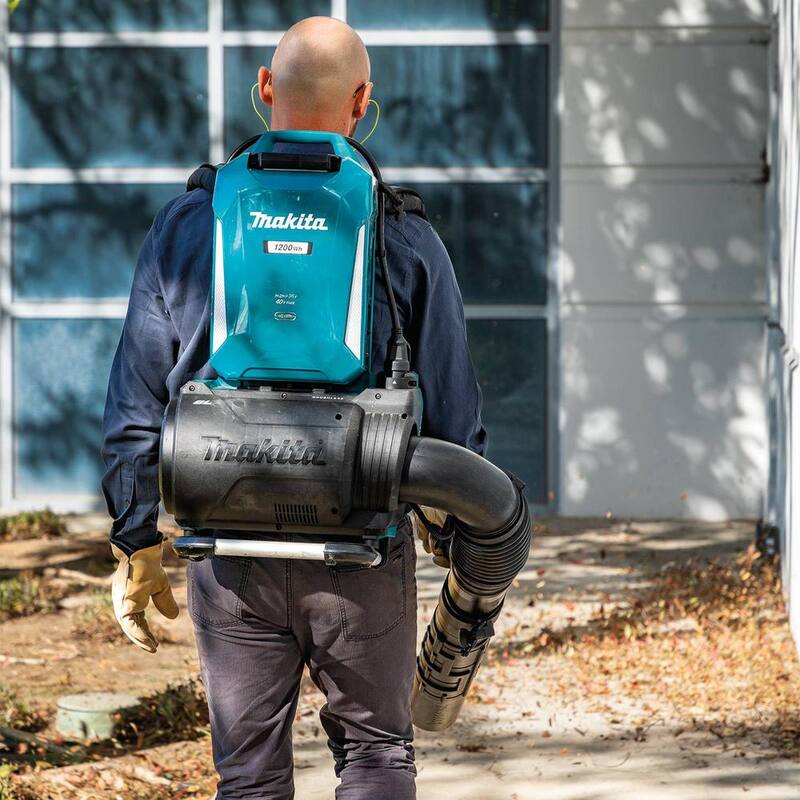 Makita 160 MPH 670 CFM Lithium-Ion 40V max ConnectX Brushless Backpack Leaf Blower (Tool Only) - CBU02Z