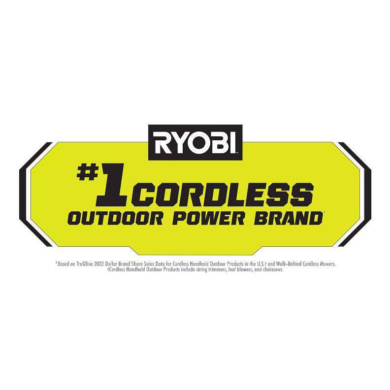 RYOBI 40V 120 MPH 550 CFM Cordless Battery Blower and Lawn and leaf bag with 4.0 Ah Battery and Charger - RY40LB01K-AC04313