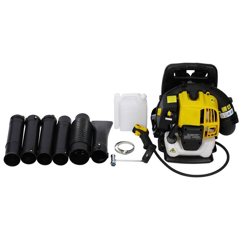 Kadehome 179 MPH 530 CFM 52cc 2-Cycle Gas Backpack Leaf Blower with Extension Tube - GH-068