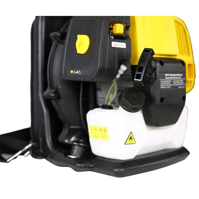 Kadehome 179 MPH 530 CFM 52cc 2-Cycle Gas Backpack Leaf Blower with Extension Tube - GH-068