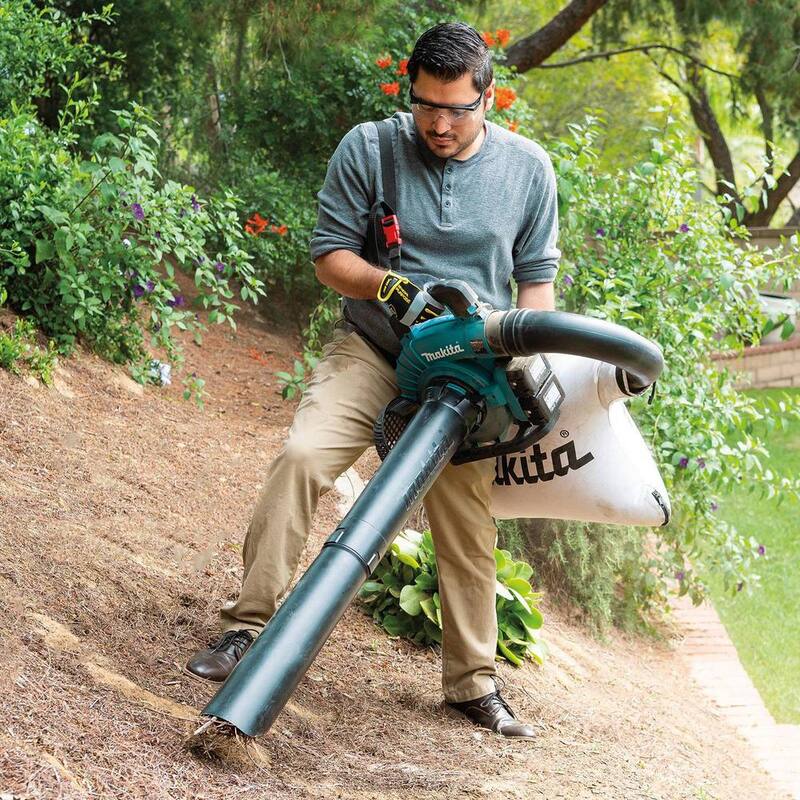 Makita 120 MPH 473 CFM LXT 18V X2 (36V) Brushless Leaf Blower Kit w/ Vac Attach Kit (5.0Ah)with LXT 18V Battery 5.0 Ah(2-Pk) - XBU04PTV-BL1852