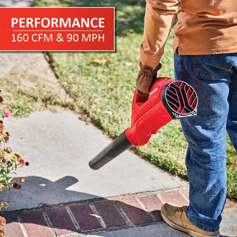 Homelite 12 Volt Lithium 90 MPH 160 CFM Cordless Battery Blower with Internal 2.5 Ah Battery and Charger - HOMBL10