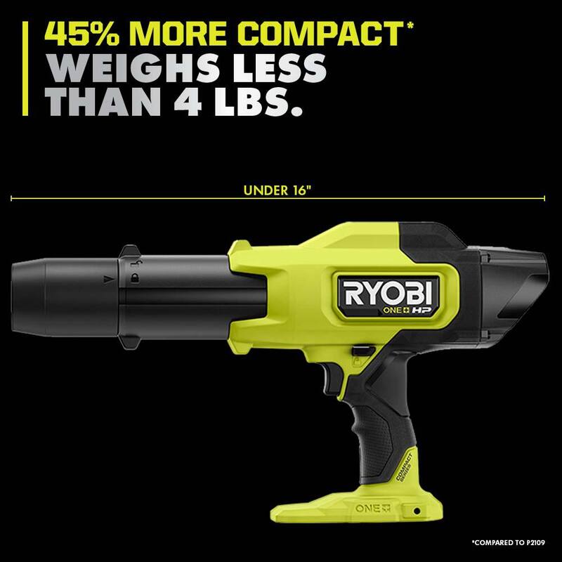 RYOBI ONE+ HP 18V Brushless 220 CFM 140 MPH Blower & 18V Brushless 8 in. Battery Compact Chainsaw w/4.0 Ah Battery & Charger - PSBLB01K-PSBCW01B