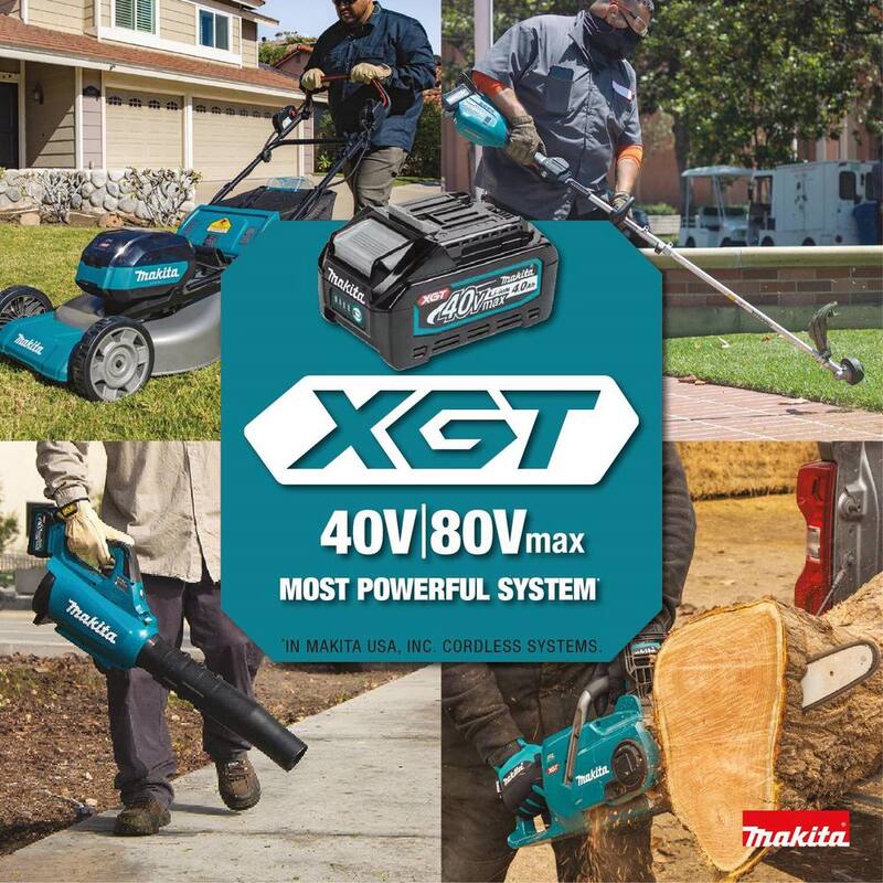 Makita XGT 40V max Brushless Cordless Leaf Blower Kit (4.0Ah) with 40V Max XGT 4.0Ah Battery - GBU01M1-BL4040