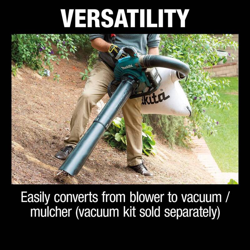 Makita 120 MPH 473 CFM LXT 18V X2 (36V) Commercial Lithium-Ion Brushless Cordless Leaf Blower Kit (5.0 Ah) - XBU04PT
