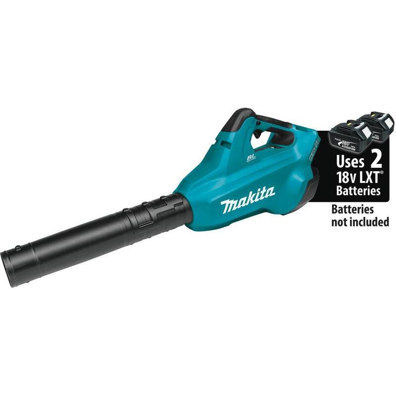 Makita 120 MPH 473 CFM LXT 18V X2 (36V) Brushless Leaf Blower with LXT 18V Battery Pack 5.0Ah (2-Pack) - XBU02Z-BL1850B2