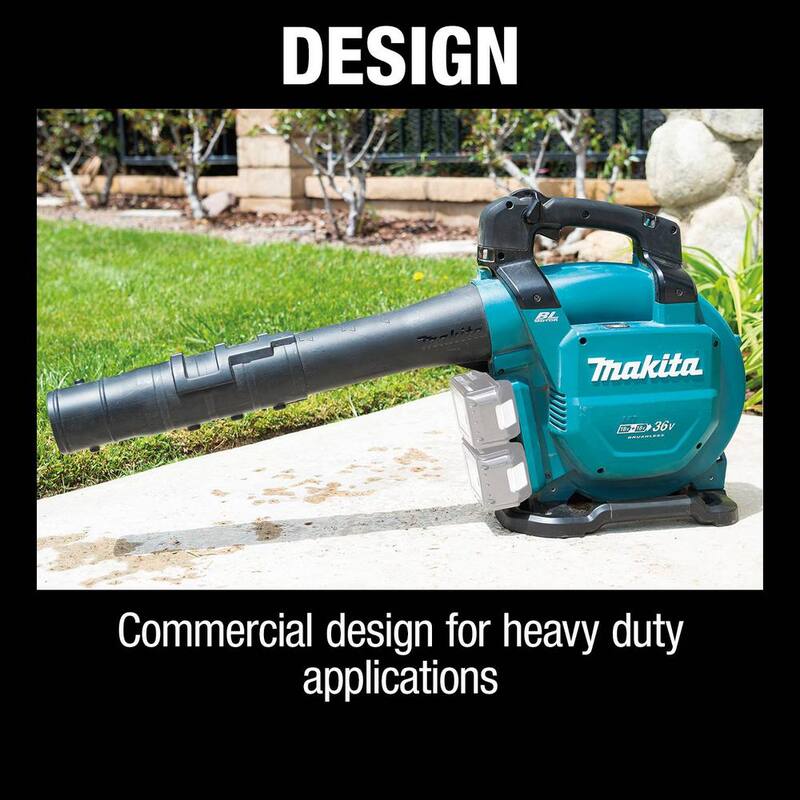 Makita 120 MPH 473 CFM LXT 18V X2 (36V) Commercial Lithium-Ion Brushless Cordless Leaf Blower (Tool-Only) - XBU04Z
