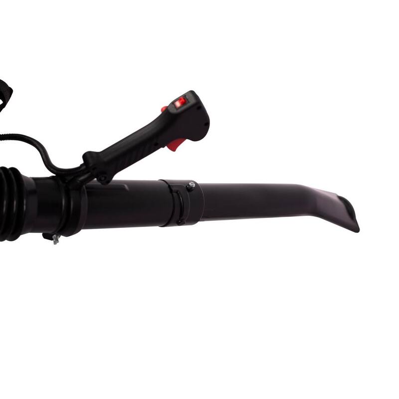 Afoxsos Black and Red 530 CFM 52cc 2-Cycle Gas Backpack Leaf Blower with Extension Tube - HDMX1589