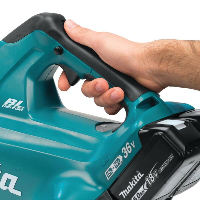 Makita 18V X2 (36V) LXT Cordless Li-Ion BL Blower Kit (4 Batteries 5.0Ah) with Bonus LXT Impact Driver Kit (3.0Ah Battery) - XBU02PT1-XDT131