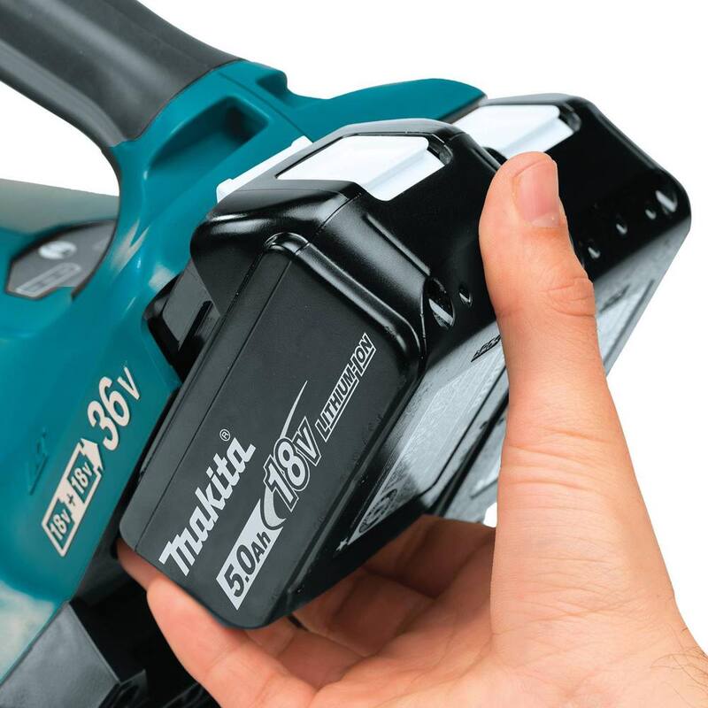 Makita 18V X2 (36V) LXT Cordless Li-Ion BL Blower Kit (4 Batteries 5.0Ah) with Bonus LXT Impact Driver Kit (3.0Ah Battery) - XBU02PT1-XDT131