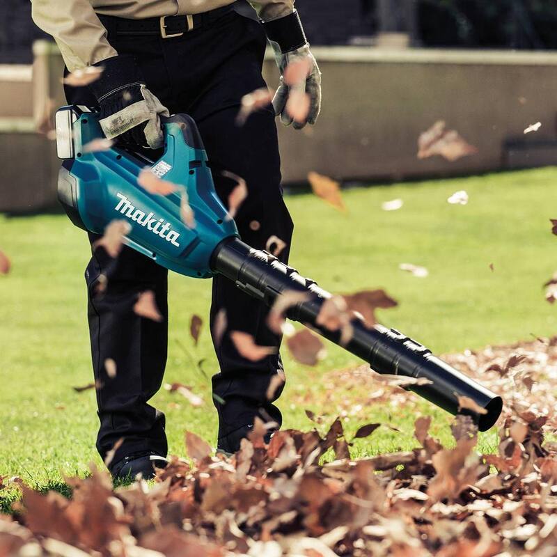 Makita 18V X2 (36V) LXT Cordless Li-Ion BL Blower Kit (4 Batteries 5.0Ah) with Bonus LXT Impact Driver Kit (3.0Ah Battery) - XBU02PT1-XDT131