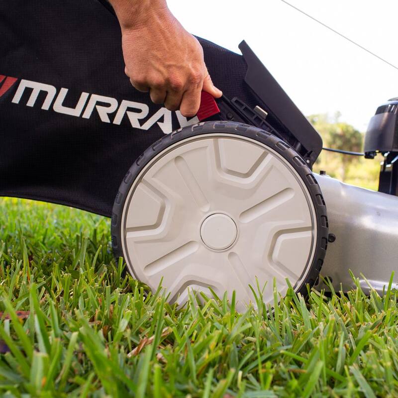 Murray 21 in. 140 cc Briggs and Stratton Walk Behind Gas Push Lawn Mower with Height Adjustment and with Mulch Bag - MNA152703