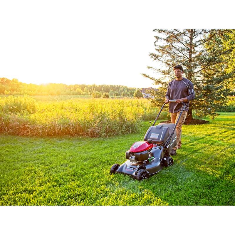 Honda 21 in. 3-in-1 Variable Speed Gas Walk Behind Self-Propelled Lawn Mower with Auto Choke - HRN216VKAD