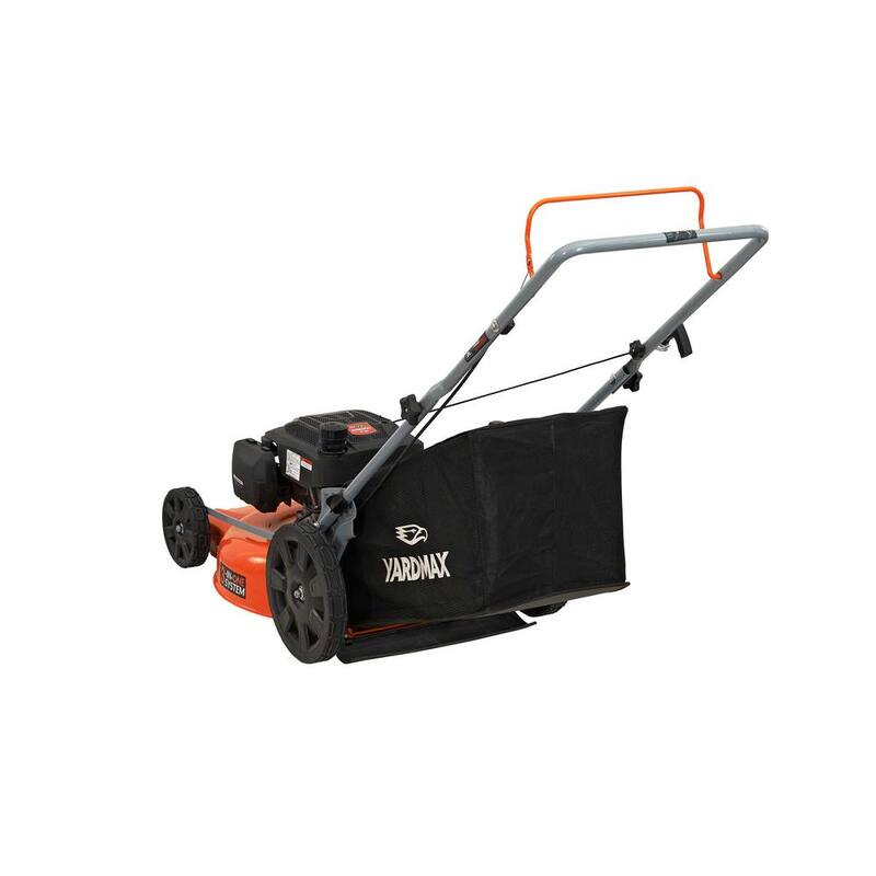 YARDMAX 21 in. 170cc 3-in-1 Gas Walk Behind Push Lawn Mower with High Rear Wheels - YG1650