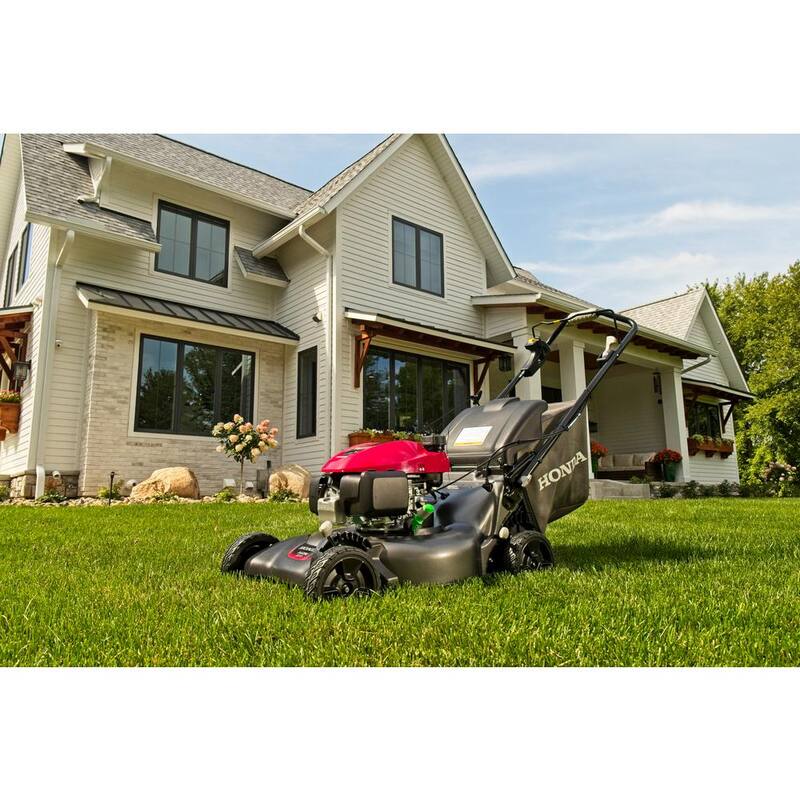 Honda 21 in. 3-in-1 Variable Speed Gas Walk Behind Self Propelled Lawn Mower with Blade Stop - HRN216VYAD