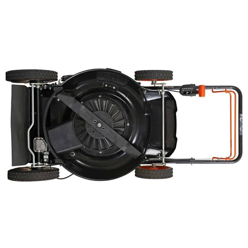 YARDMAX 22 in. 201 cc SELECT PACE 6 Speed CVT High Wheel RWD 3-in-1 Gas Walk Behind Self Propelled Lawn Mower - YG2760