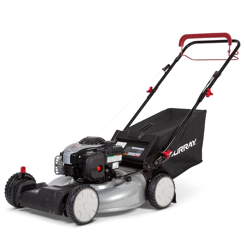 Murray 22 in. 140 cc Briggs & Stratton Walk Behind Gas Self-Propelled Lawn Mower with Front Wheel Drive and Bagger - MNA153003