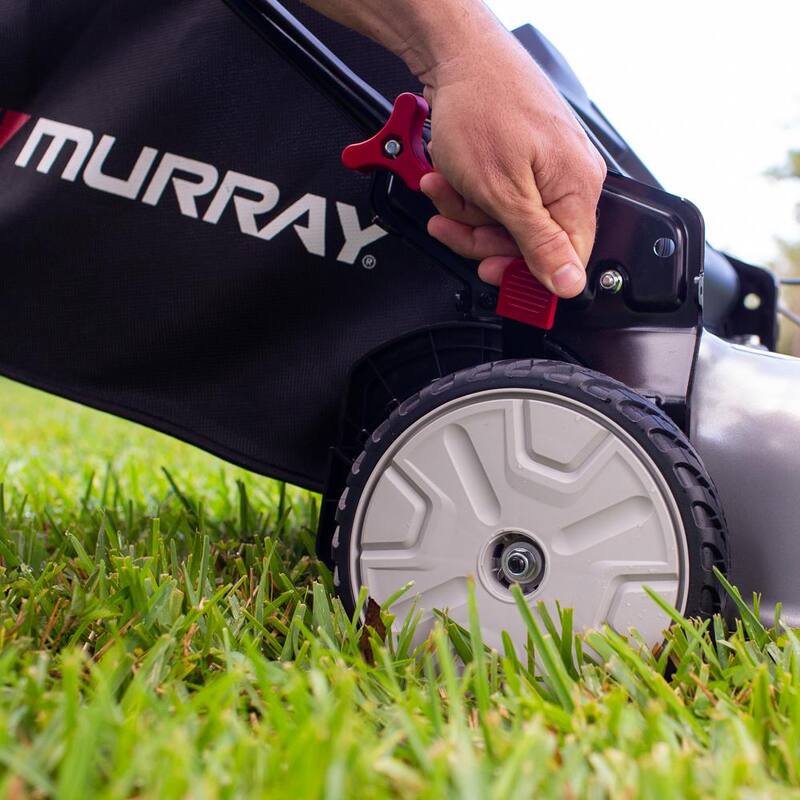 Murray 22 in. 140 cc Briggs & Stratton Walk Behind Gas Self-Propelled Lawn Mower with Front Wheel Drive and Bagger - MNA153003
